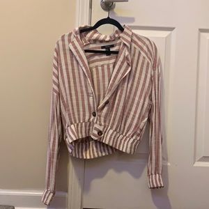 Cropped shirt from forever 21 size L